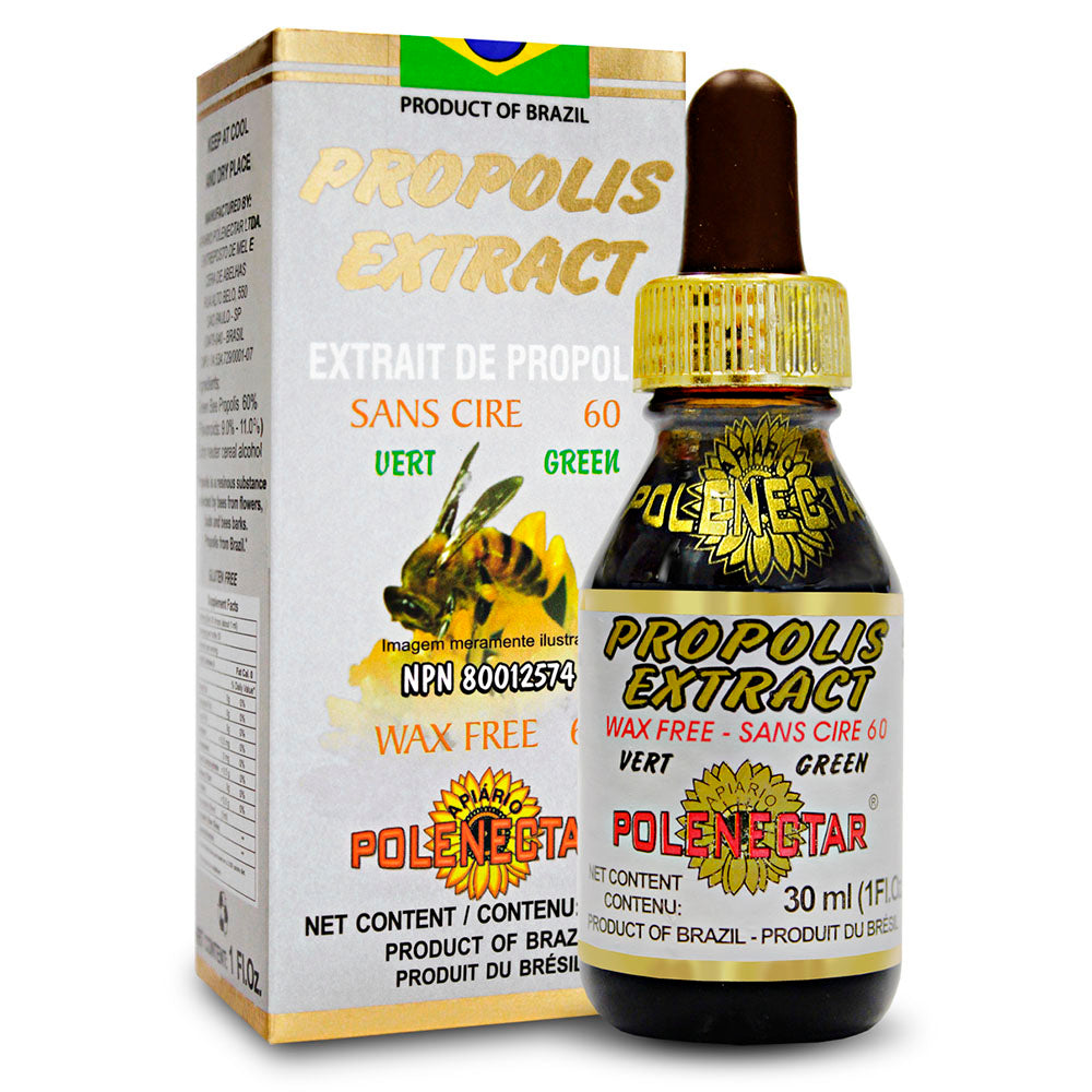 Polenectar® Green Bee Propolis Liquid (Wax Free 60) 30ml – Shing Hing Food