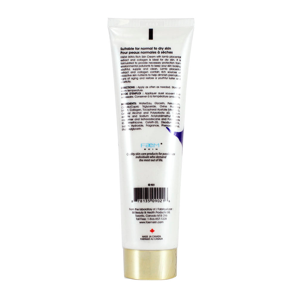 Faem Amazon Faem Skin® Rich Skin Cream Collagen & Lamb Placenta 200ml – Shing Hing Food