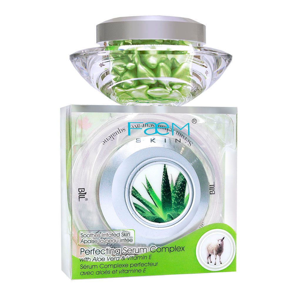 Faem Amazon Faem Skin® Perfecting Serum Complex with Aloe Vera & Vitamin E 50 caps ...