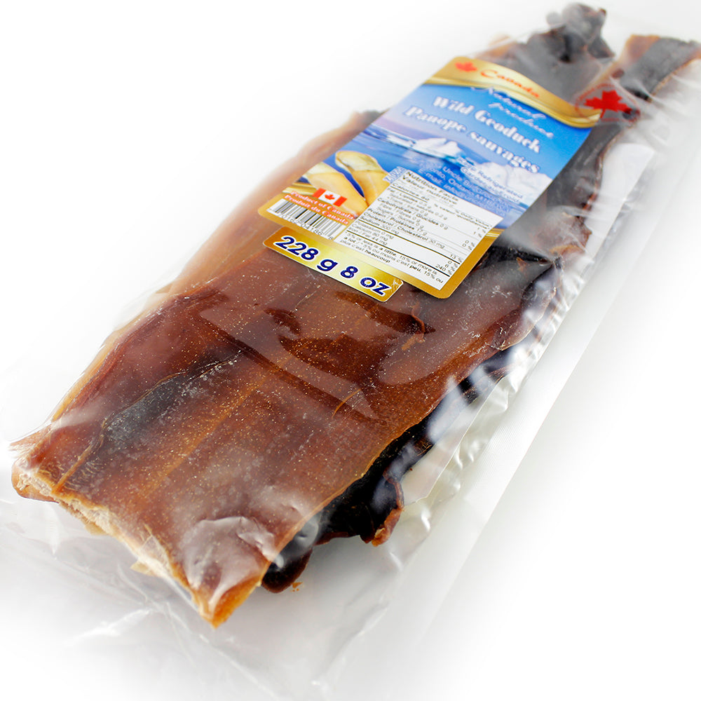 Canadian Geoduck UNCLE BILL® Dried Wild Canada Geoduck 8oz – Shing Hing Food